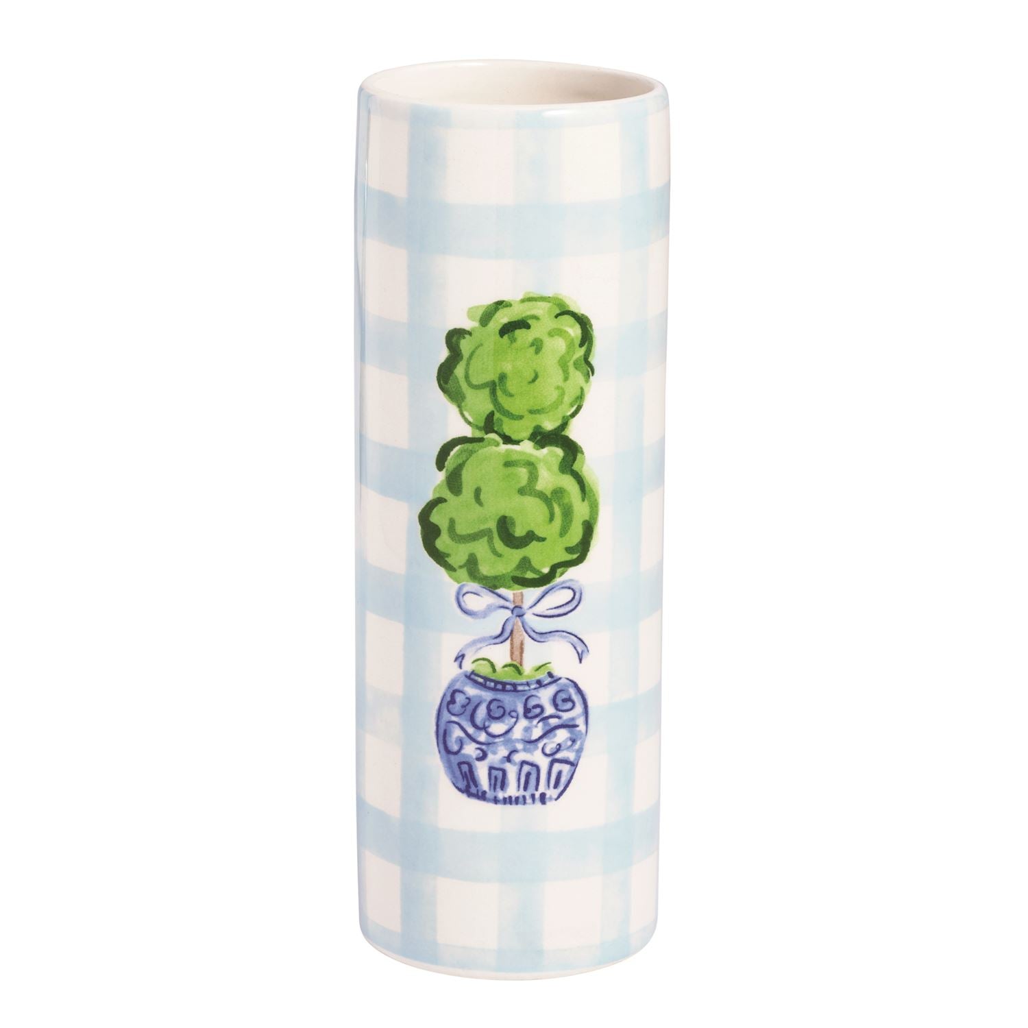 Chinoiserie topiary vase