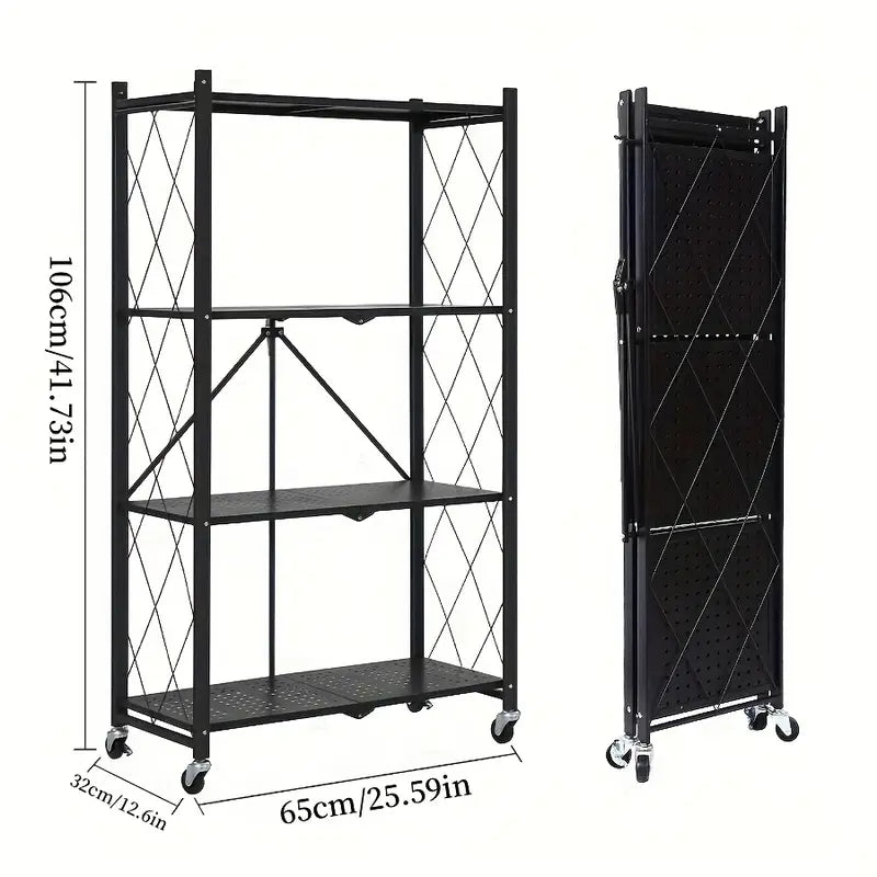 Heavy-Duty Metal Storage Rack — 3, 4 or 5 Tier – alternate product view
