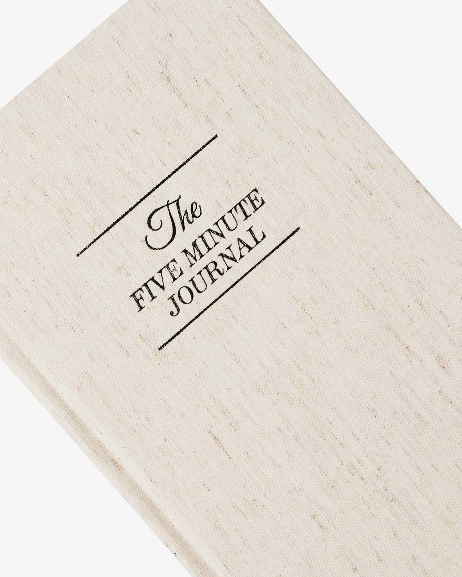 Five Minute Journal Original Linen journal view