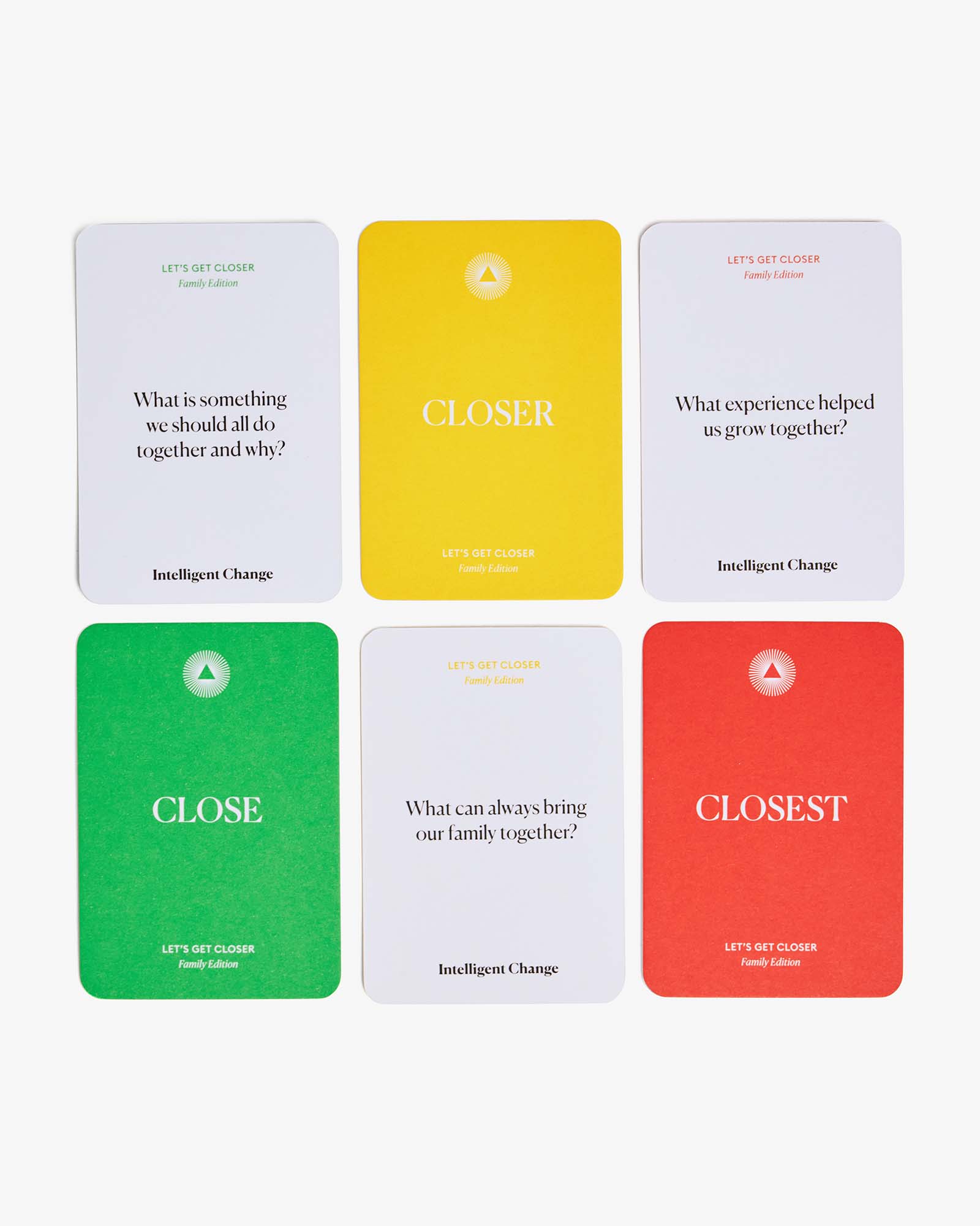 Get Closer family conversation card game