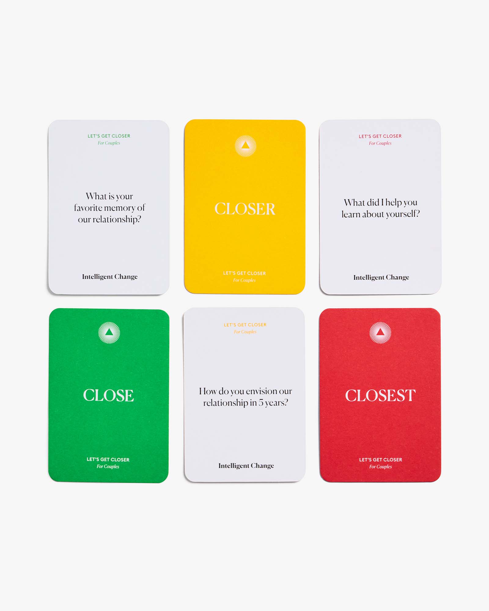 Get Closer couples conversation card game