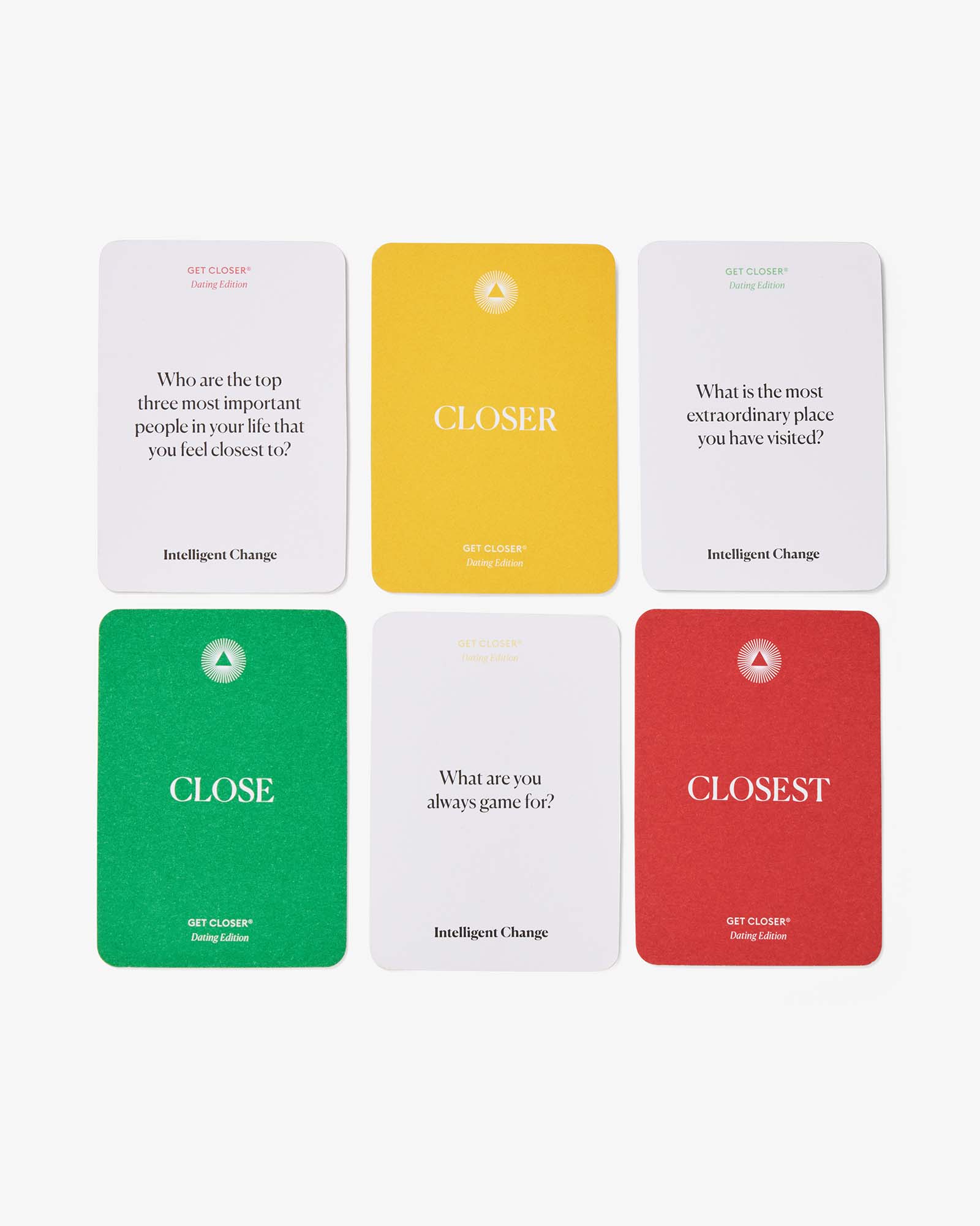 Get Closer dating conversation card game