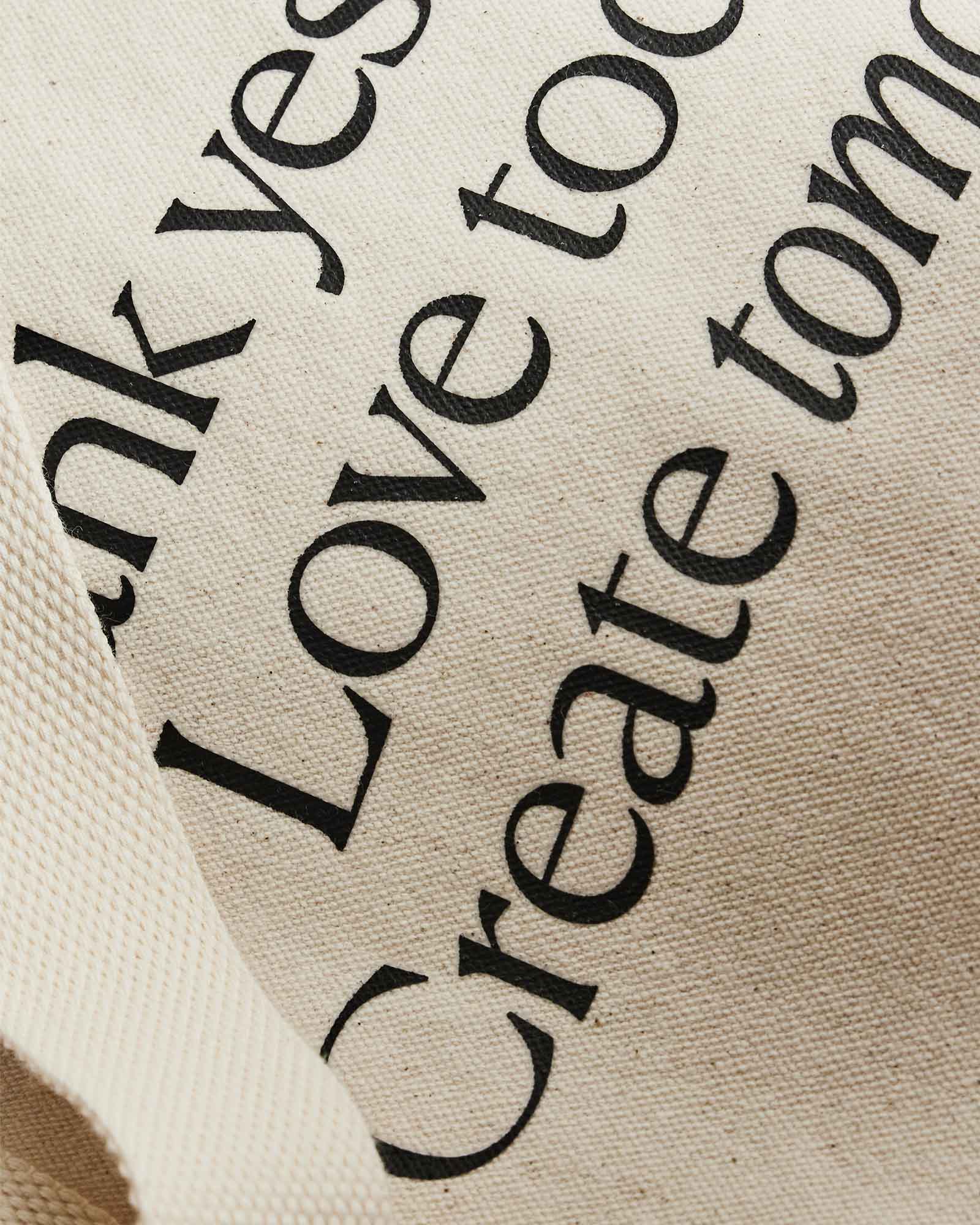 Choose Gratitude organic cotton tote