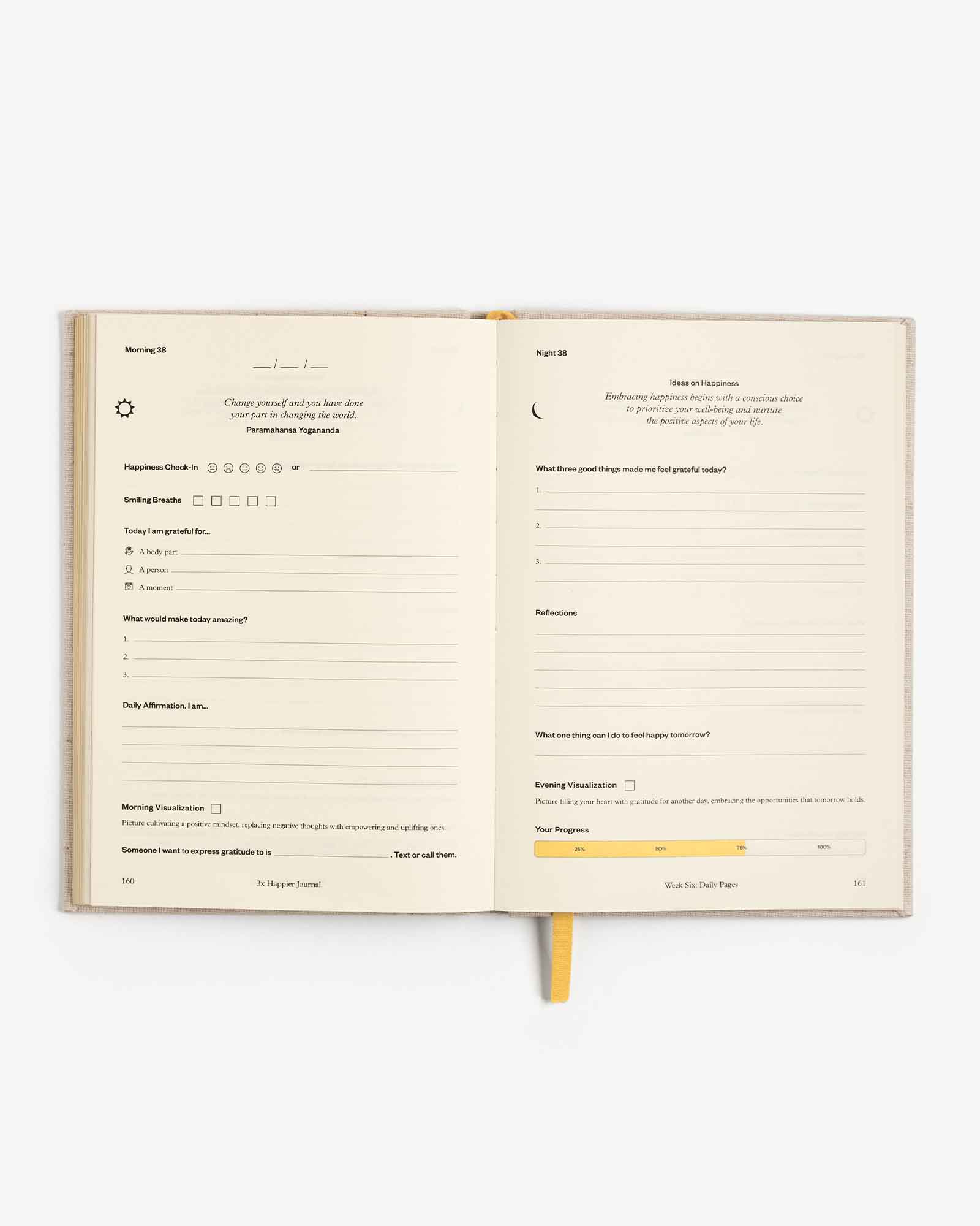 3x Happier 60-day gratitude journal