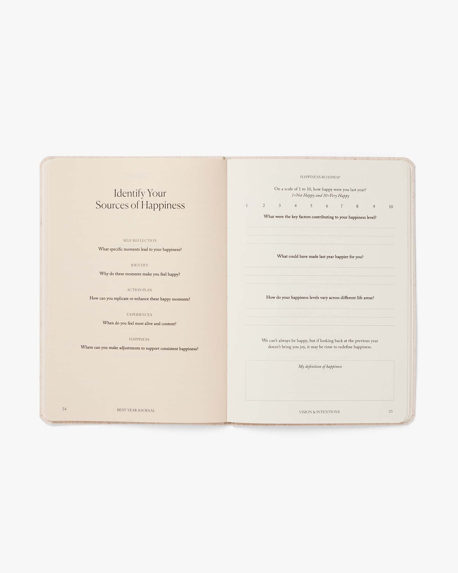 Best Year Journal Essential in Black