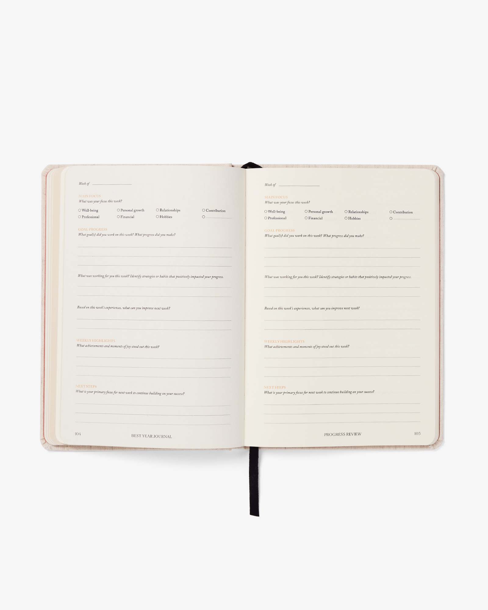 Best Year Journal in Oat