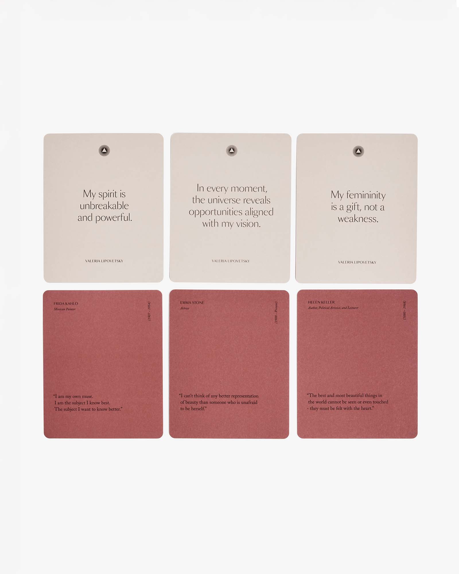 Mindful Affirmations for Women card set