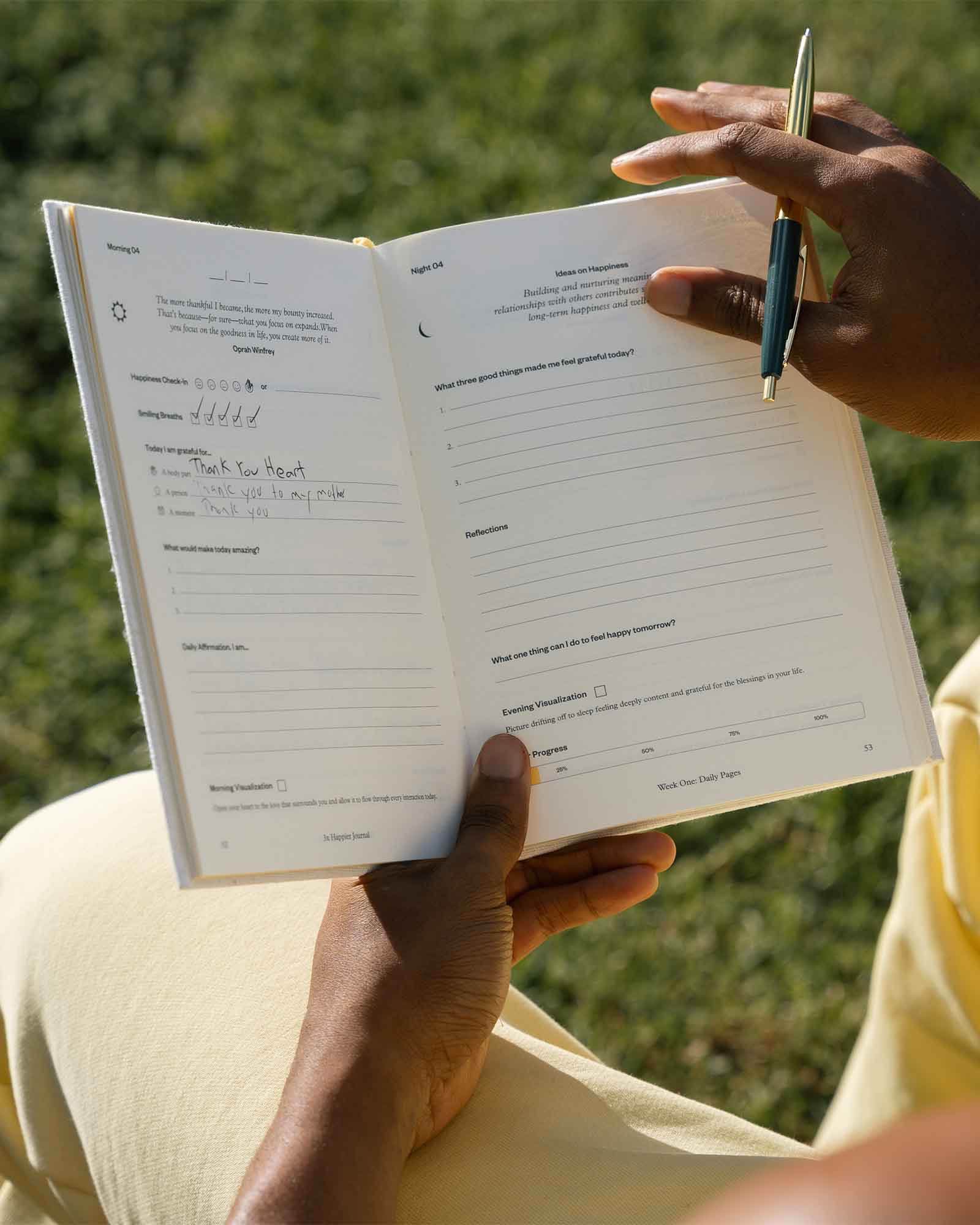 3x Happier 60-day gratitude journal