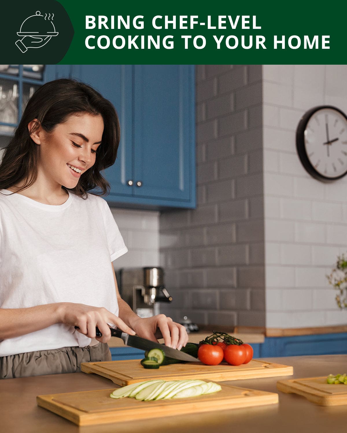Bamboo Cutting Boards — Set of 3 – alternate product view