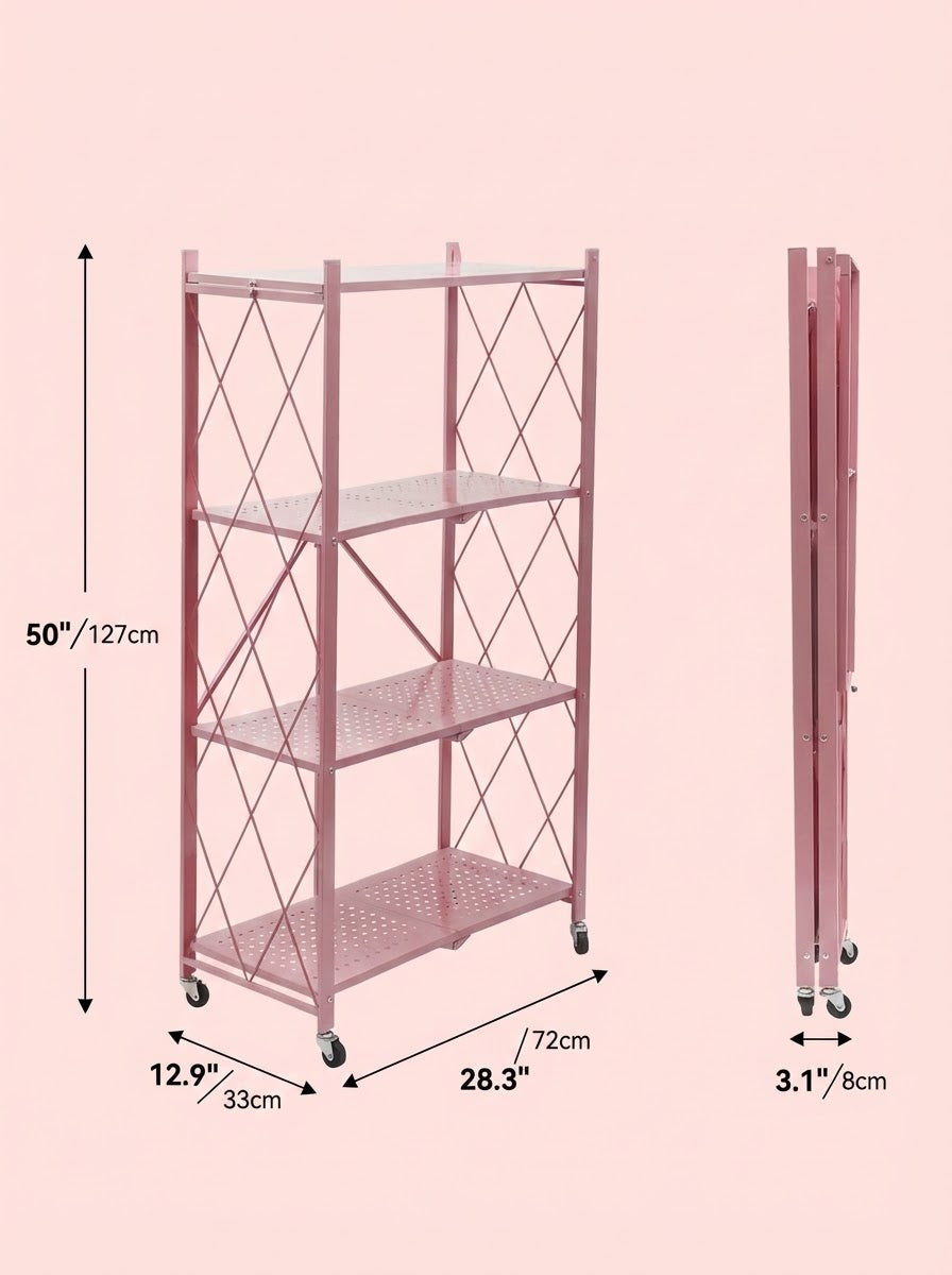 Heavy-Duty Metal Storage Rack — 3, 4 or 5 Tier – alternate product view