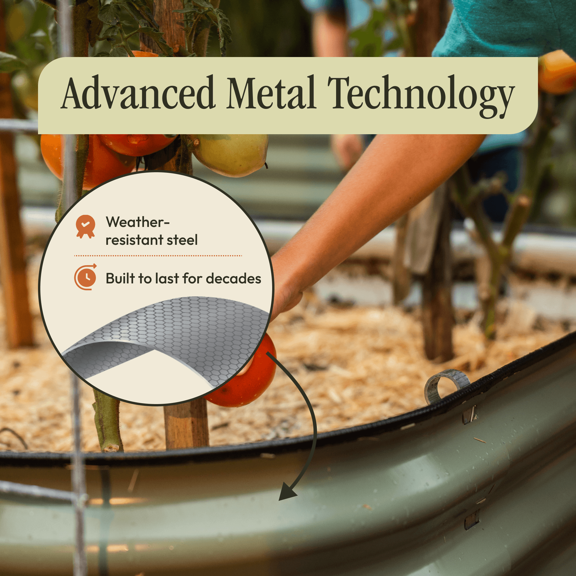 Gro-Rite Modular Metal Raised Garden Bed Kit