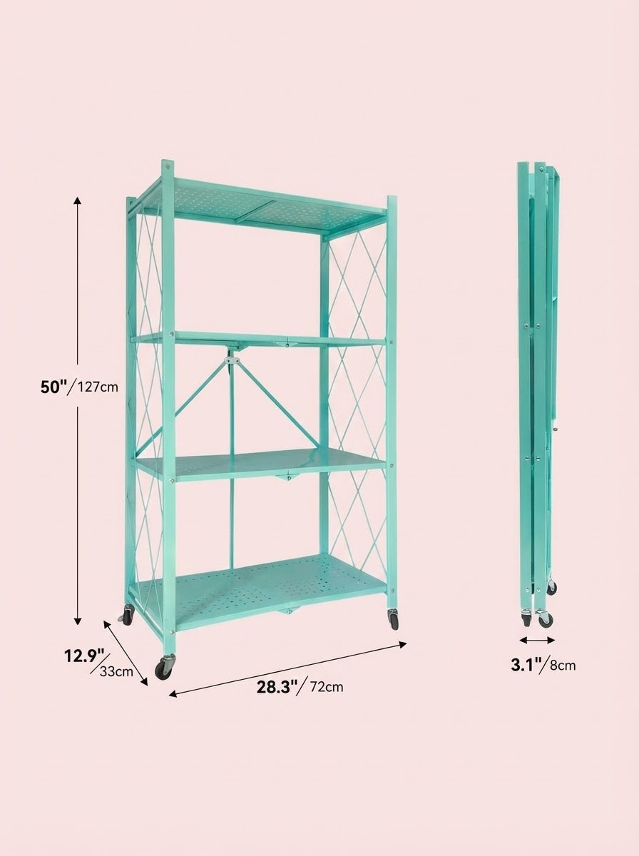 Heavy-Duty Metal Storage Rack — 3, 4 or 5 Tier – alternate product view