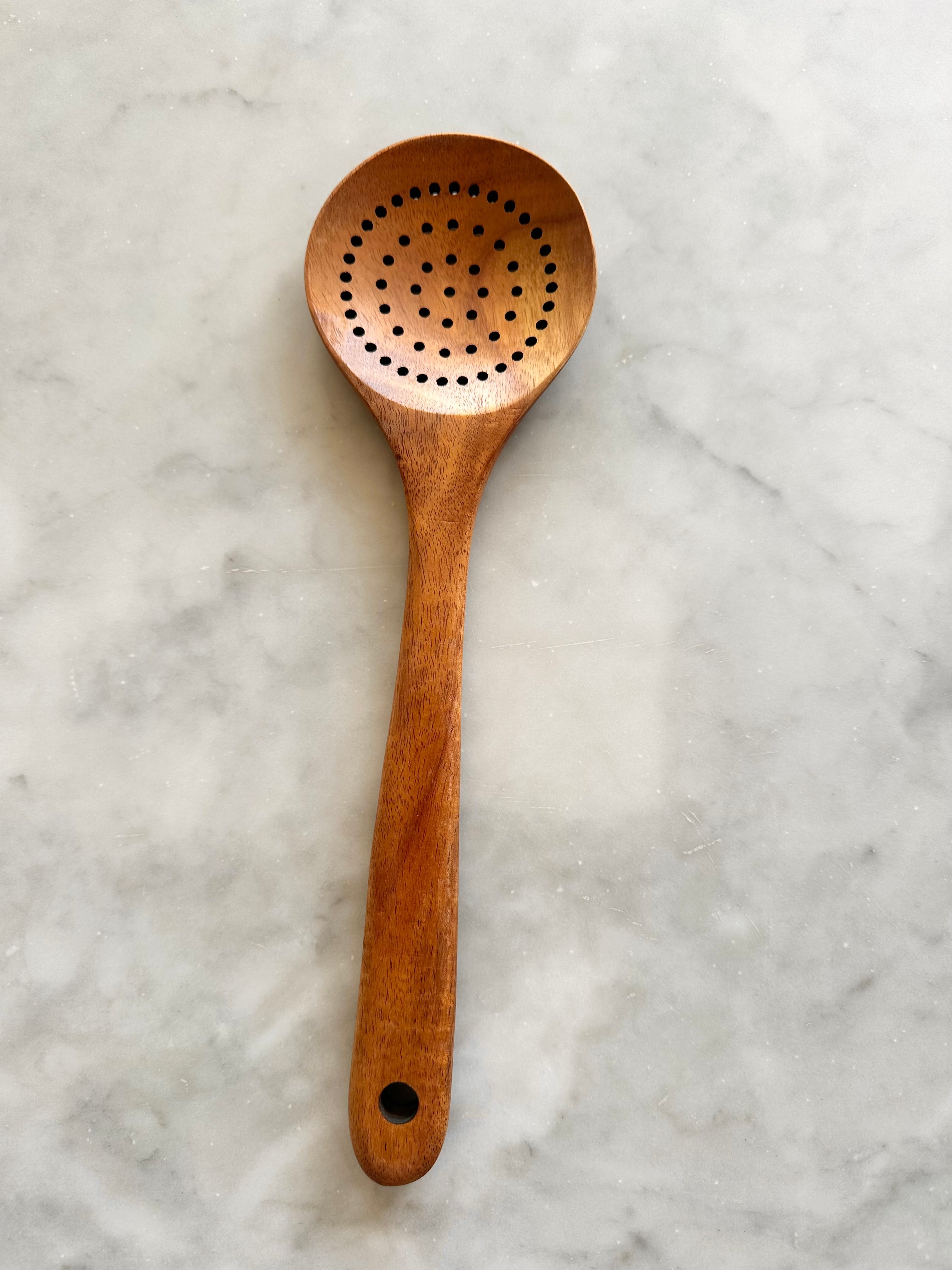 Nosara Teak Wood Kitchen Utensil Set – alternate product view