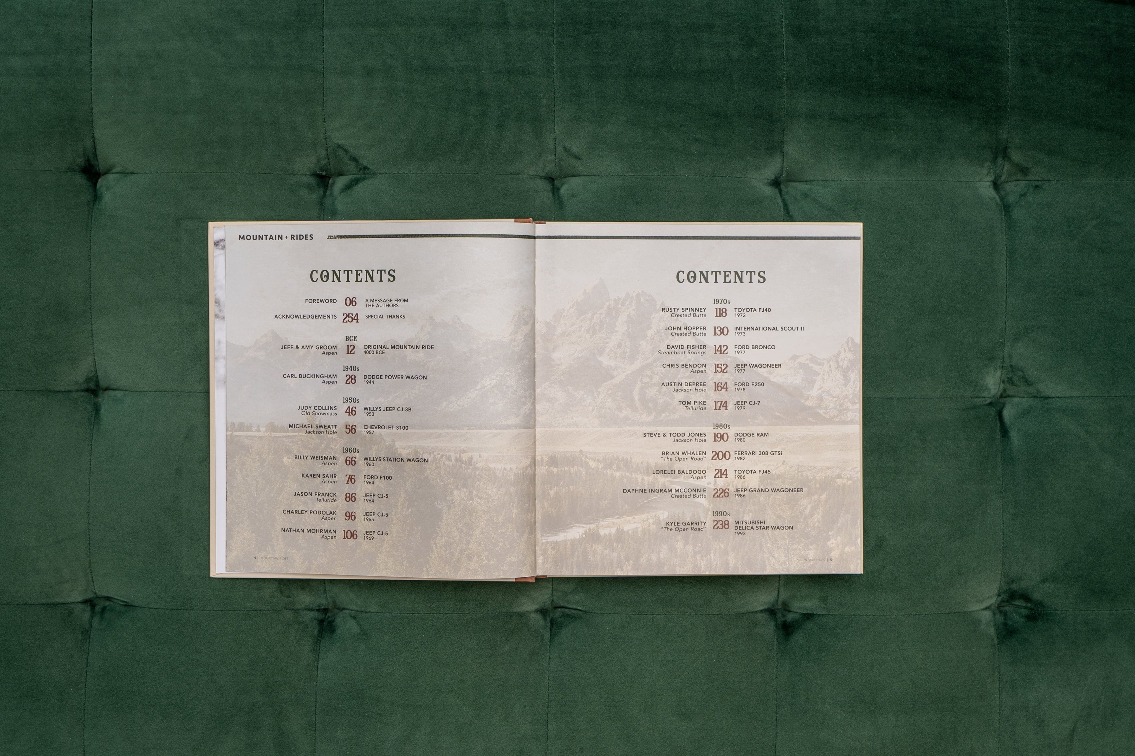 Mountain Rides coffee table book
