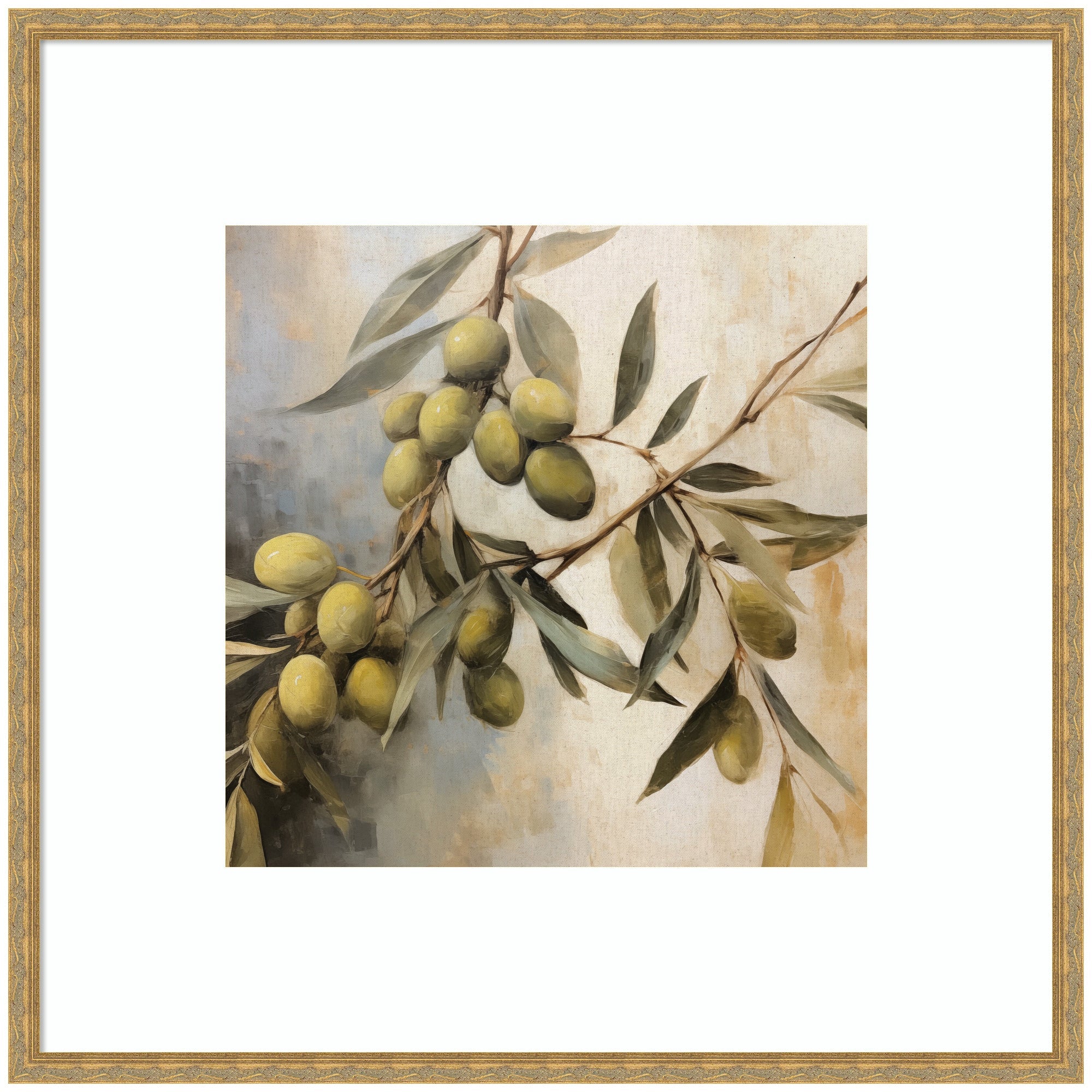 Olive Tree Framed Wall Art Print
