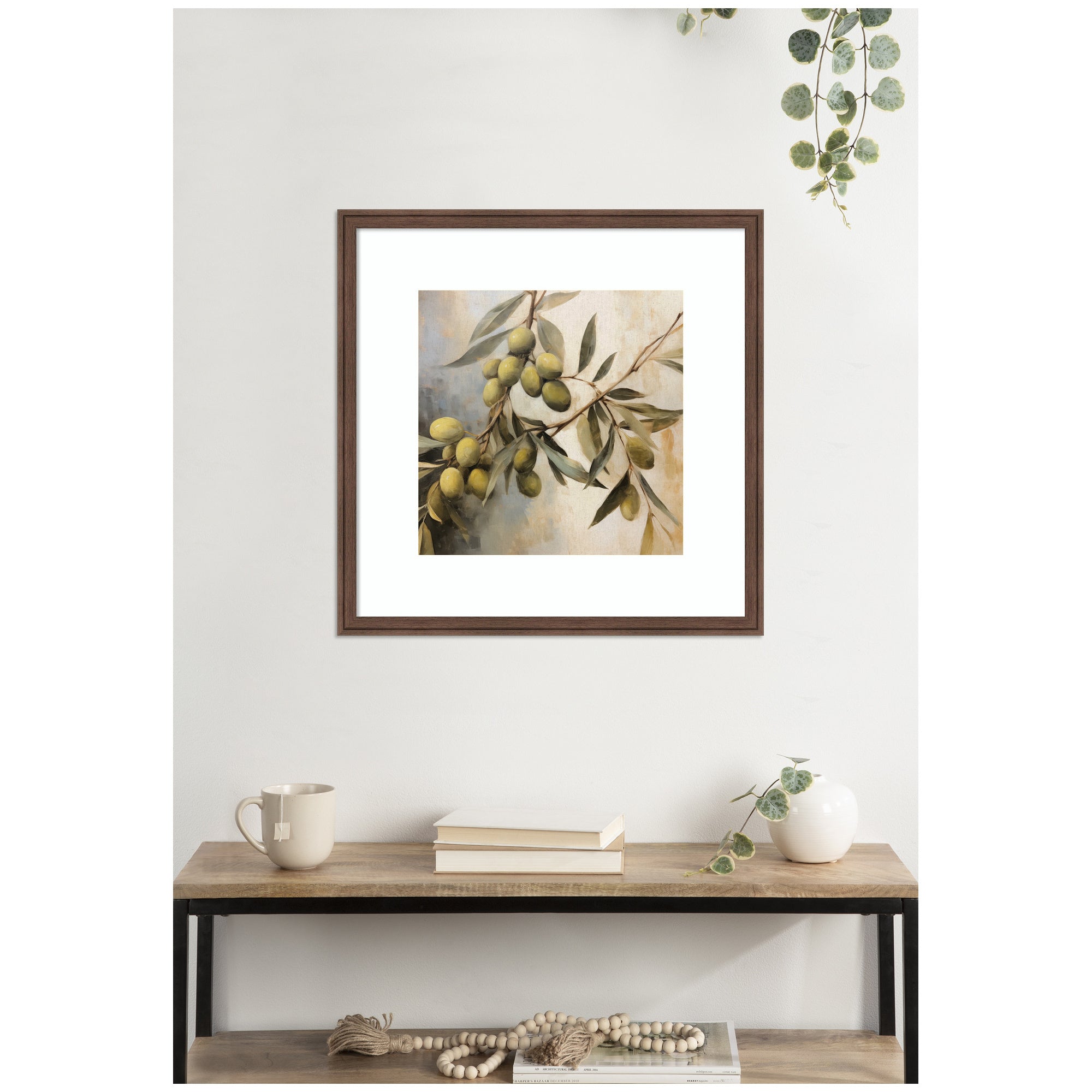 Olive Tree Framed Wall Art Print