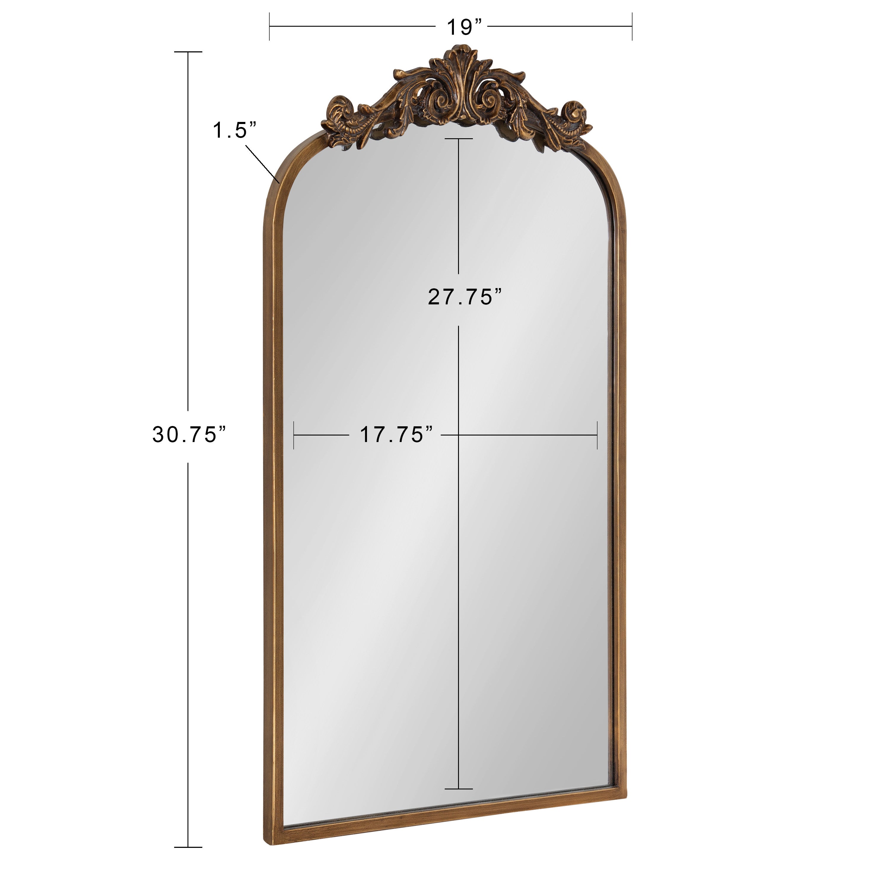 Arendahl Traditional Arch Mirror – alternate product view