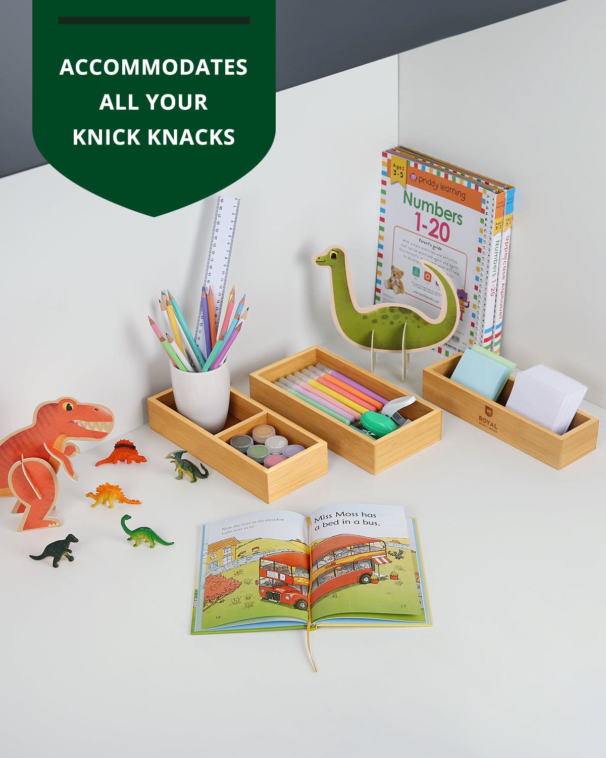 Natural Storage Boxes — Set of 3 – alternate product view