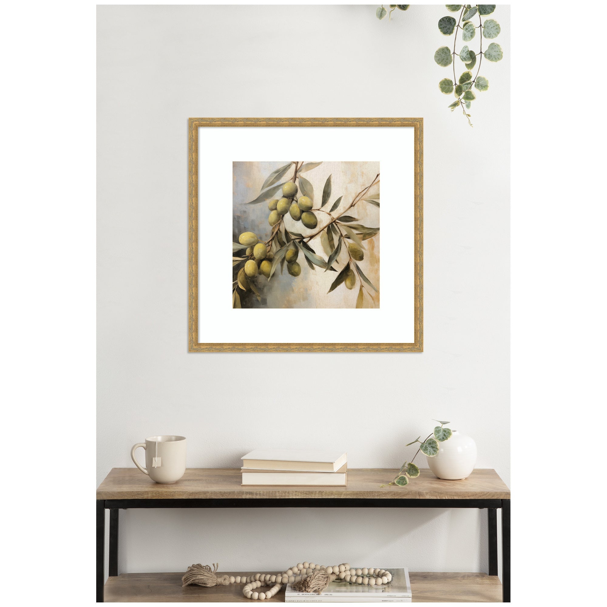 Olive Tree Framed Wall Art Print