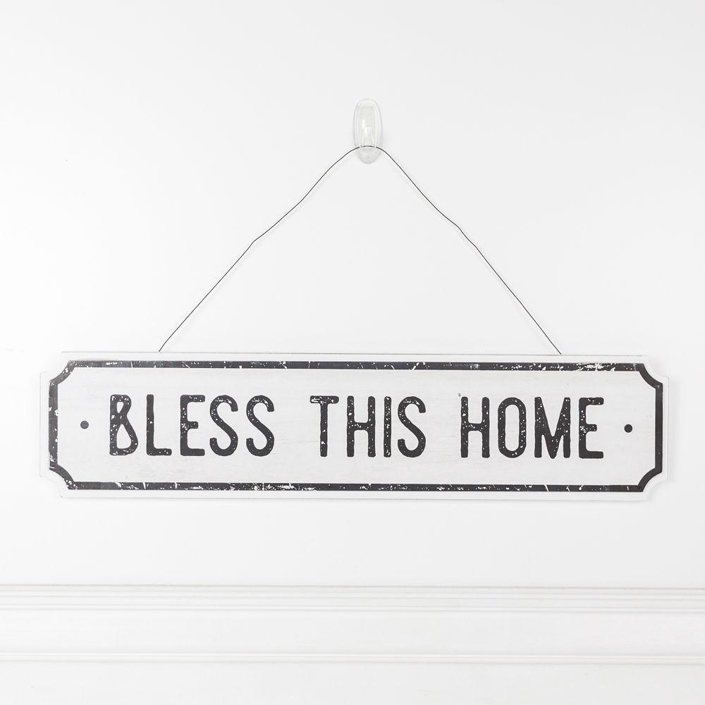 Farmhouse wooden hanging signs alternate view