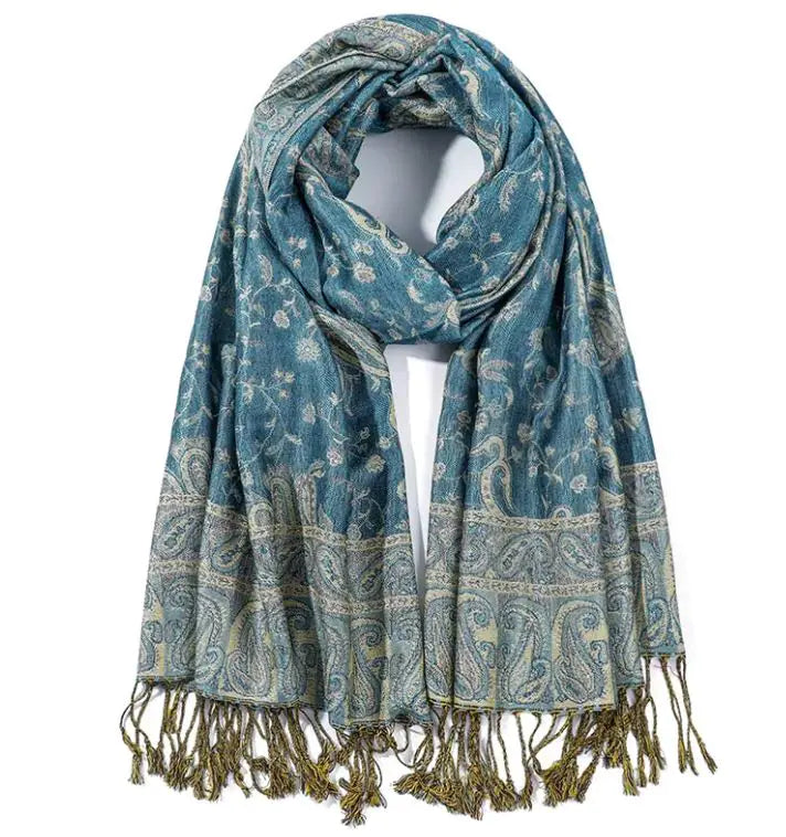 Printed cashmere shawl