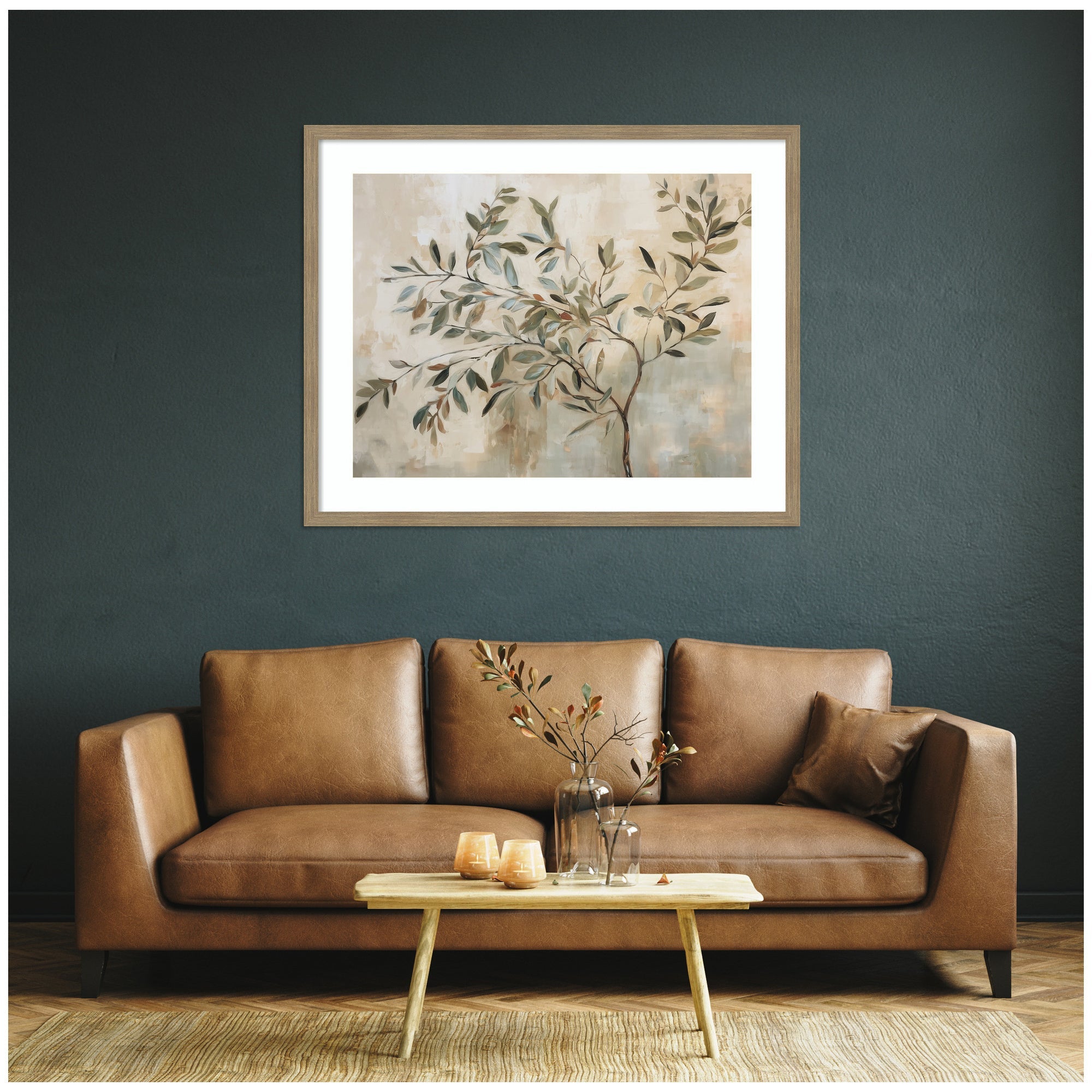 Olive Tree Abstract No. 31 Framed Wall Art Print