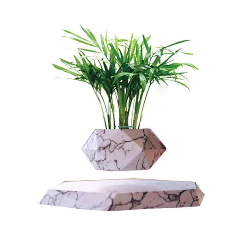 Magnetic levitation planter