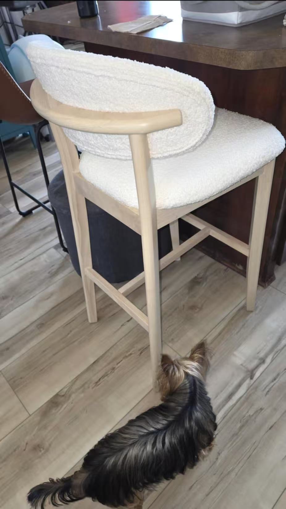 ACTU 30 in Upholstered Bar Stools — Set of 2