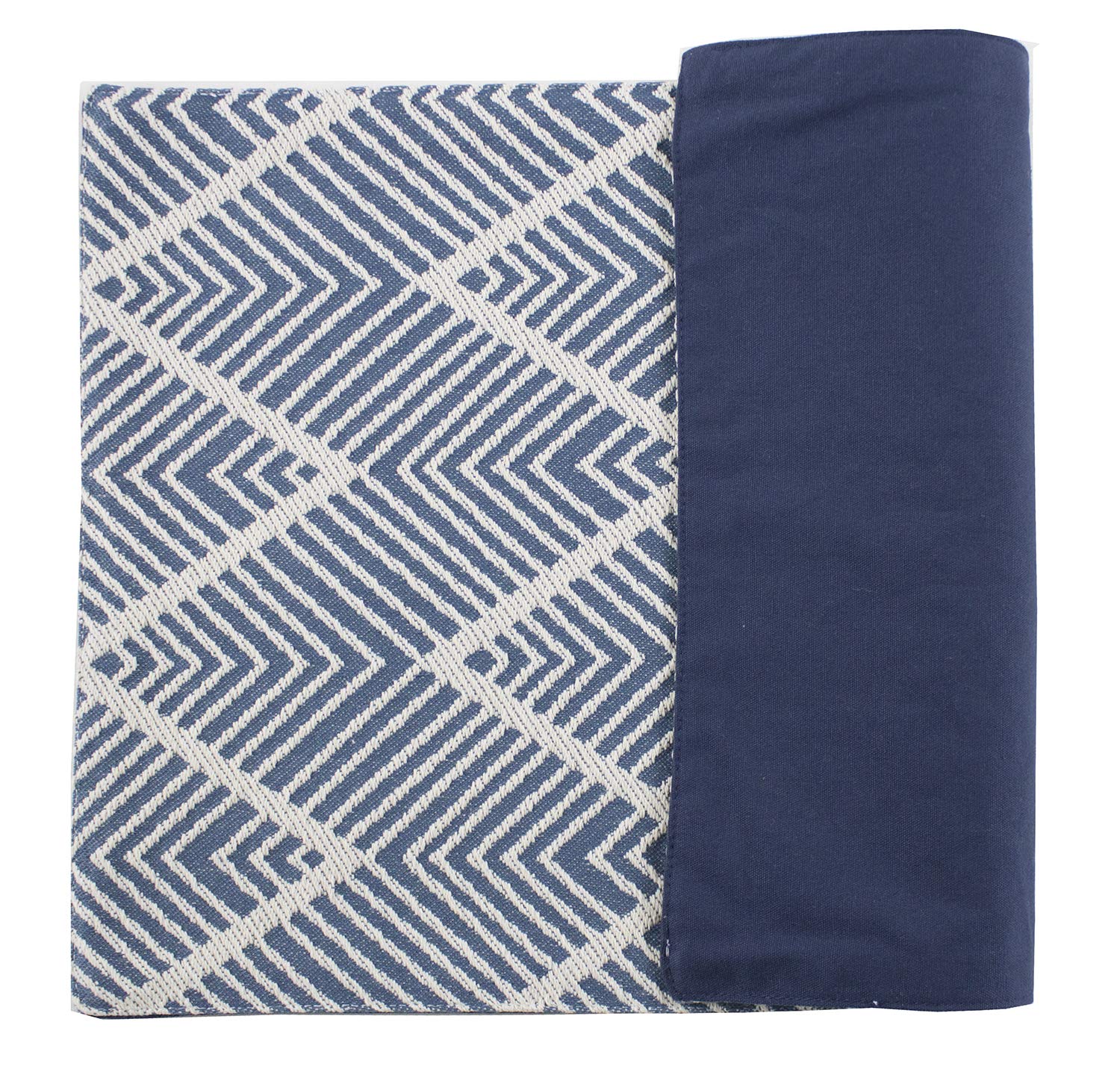 Chevron Tassel Cotton Blend Table Runner — 14" × 71" – alternate product view