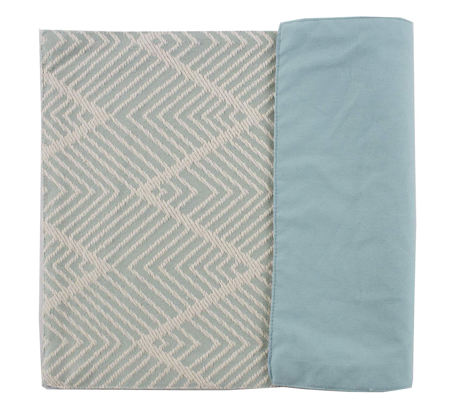 Chevron Tassel Cotton Blend Table Runner — 14" × 71" – alternate product view