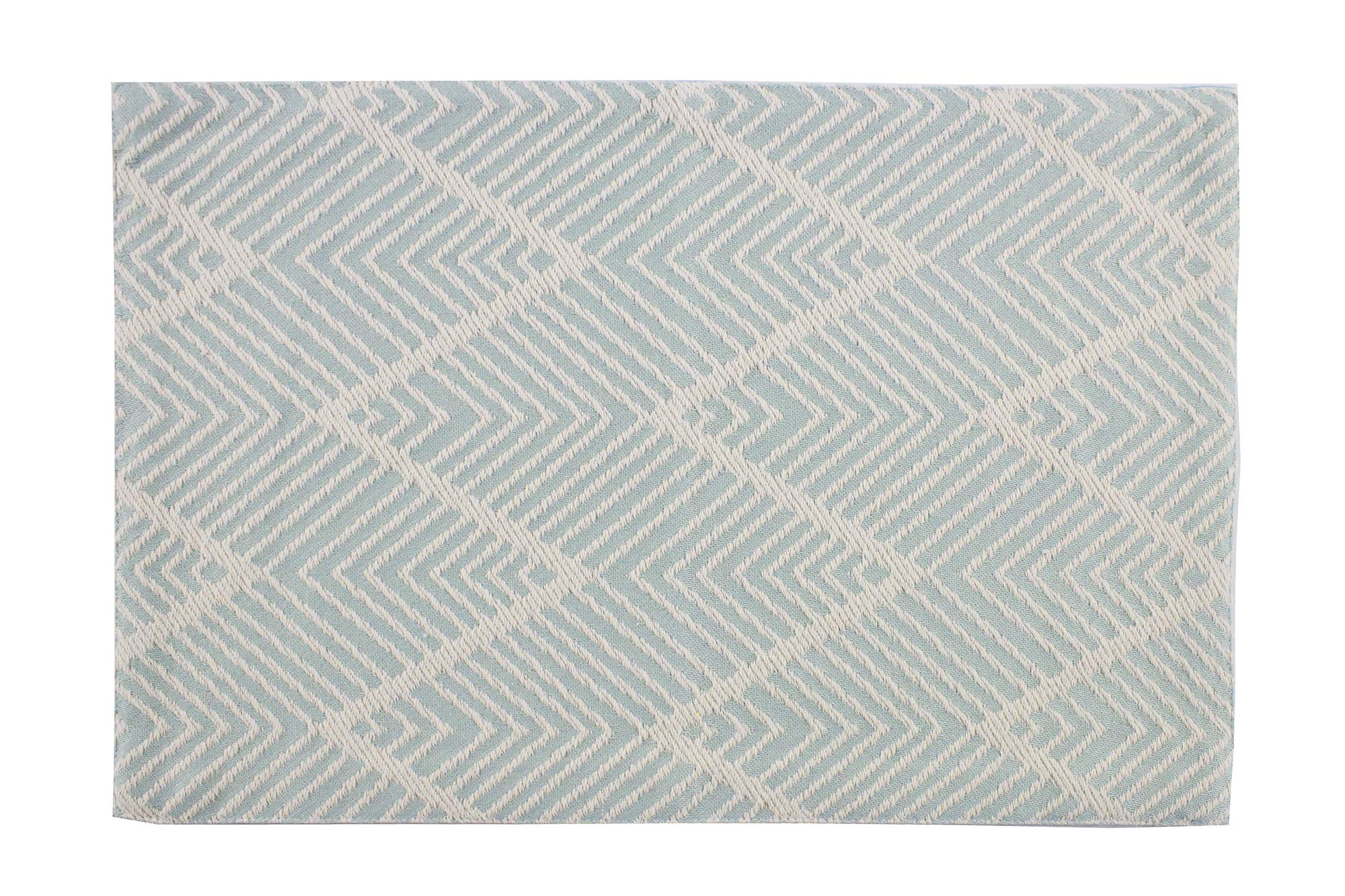Chevron Tassel Cotton Blend Table Runner — 14" × 71" – alternate product view