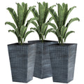 Outsunny Tall Planters - Set of 3