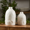 Ceramic Farm Animal Vases — Set of 2
