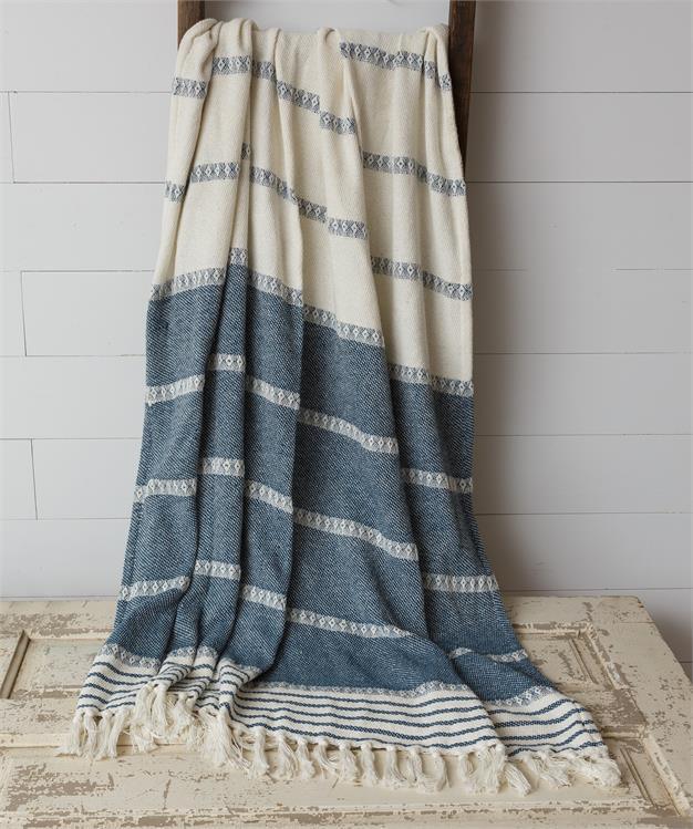 Waverly Woven Cotton Throw Blanket