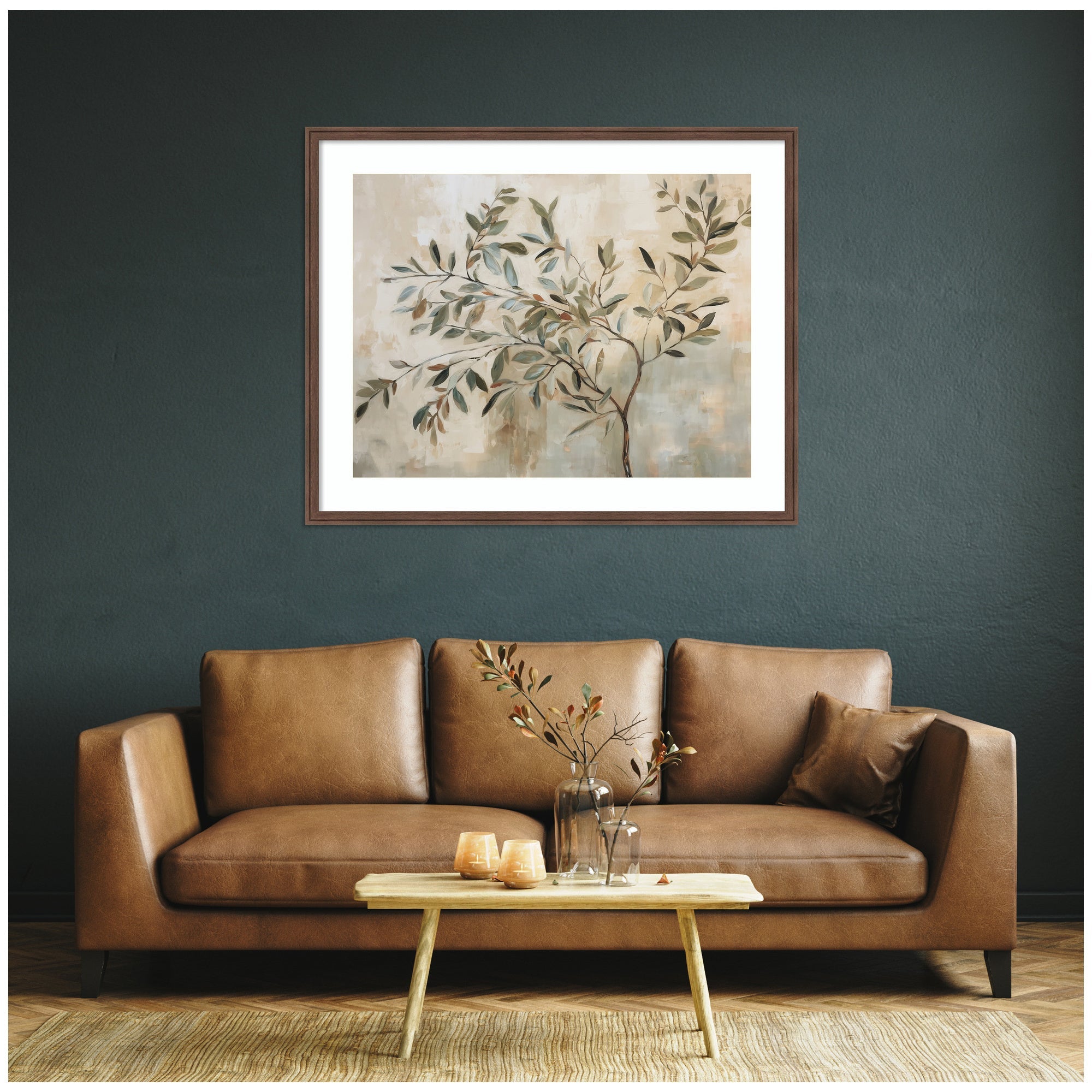 Olive Tree Abstract No. 31 Framed Wall Art Print
