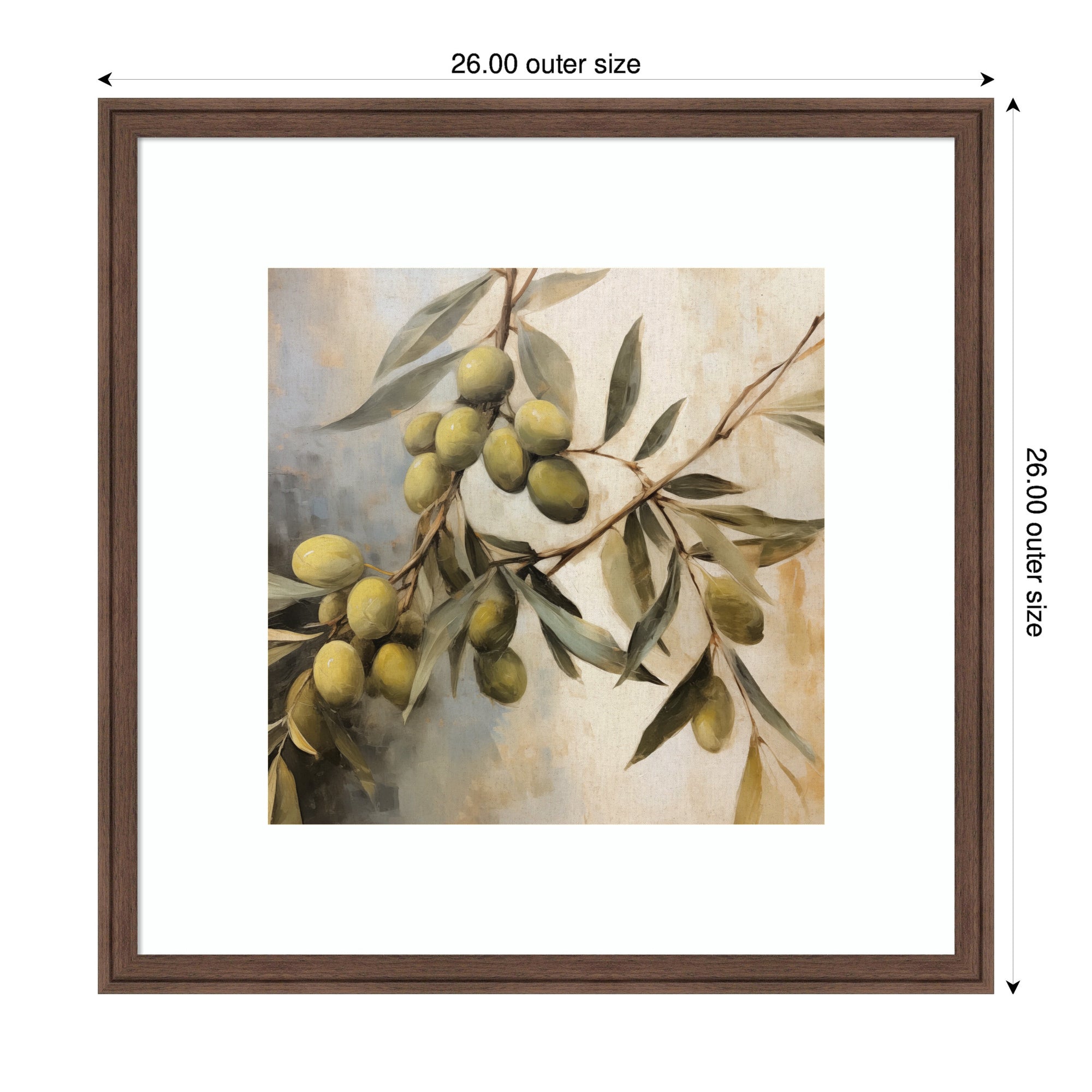 Olive Tree Framed Wall Art Print
