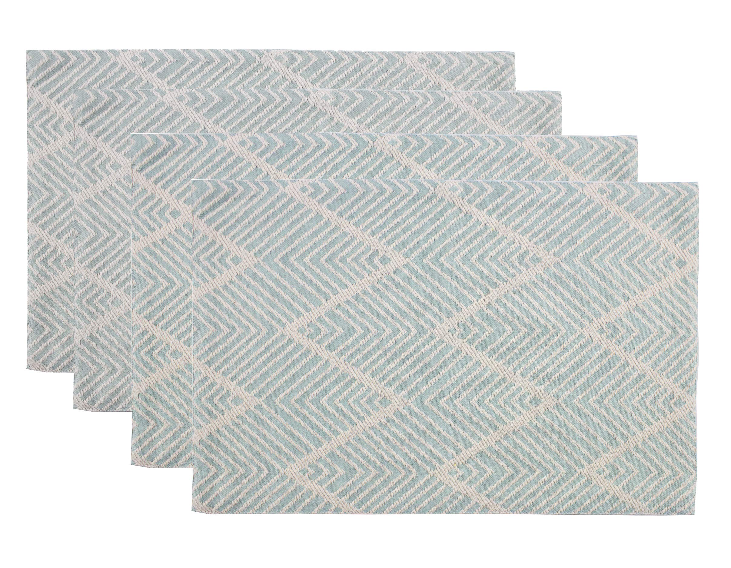 Chevron Tassel Cotton Blend Table Runner — 14" × 71" – alternate product view
