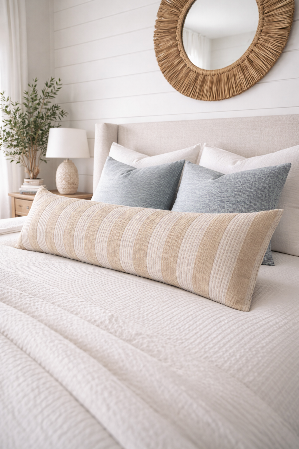 Wychmere Chenille Lumbar Pillow Cover — 12" × 36" – alternate product view