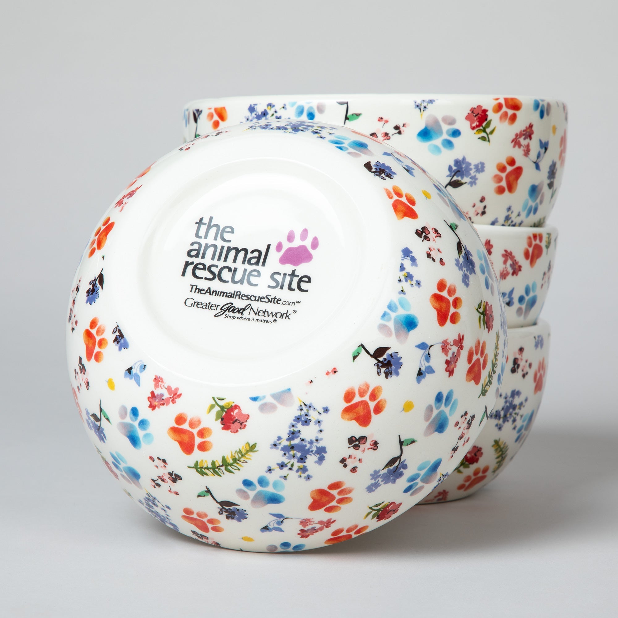 Ceramic Paw Lover bowl detail image
