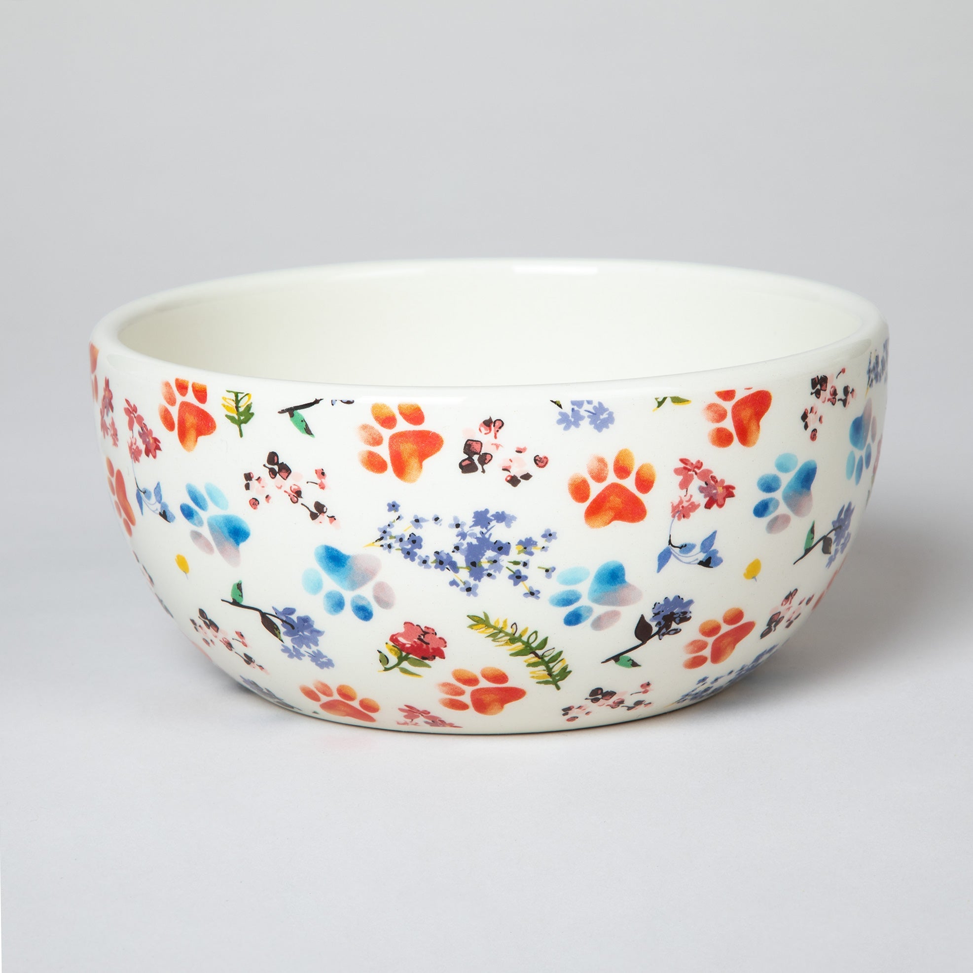 Ceramic Paw Lover bowl pattern