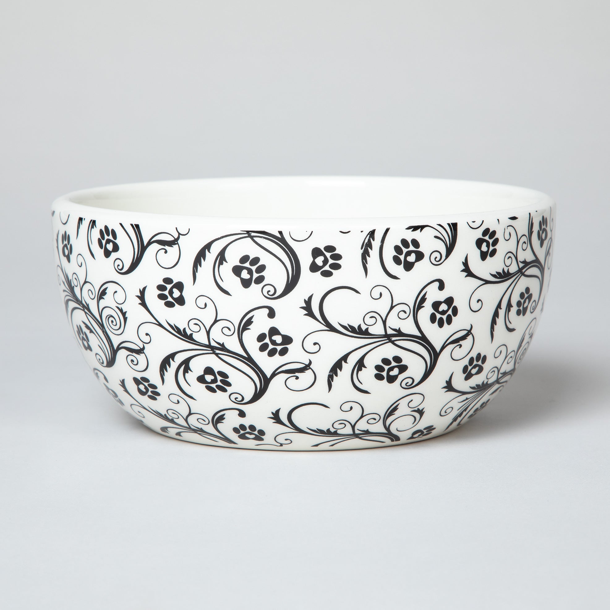 Ceramic Paw Lover bowl pattern option