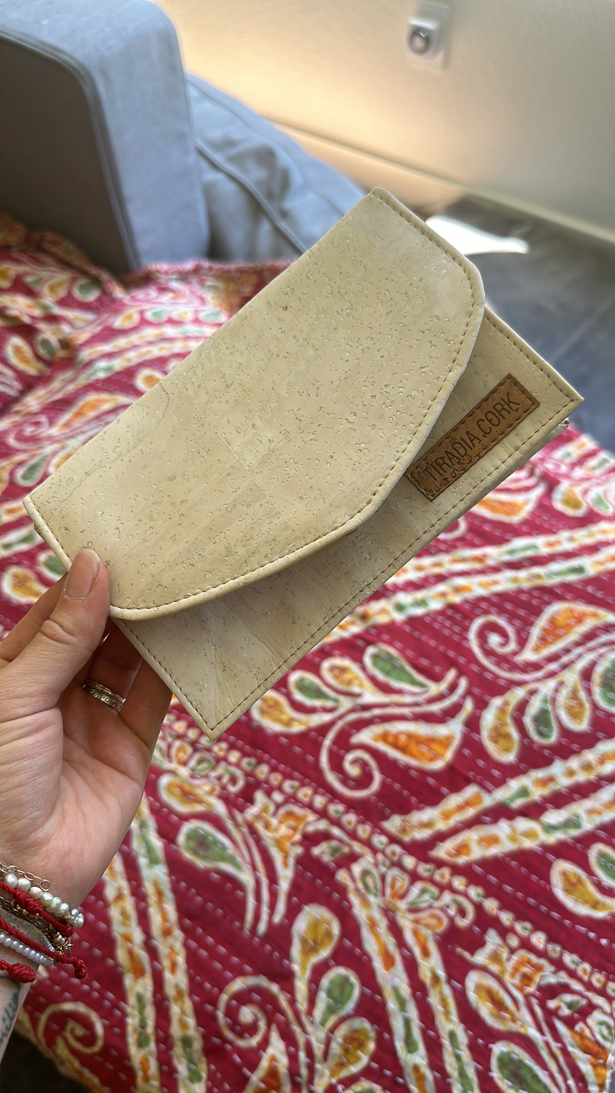 Glam Cork Cosmetic Bag