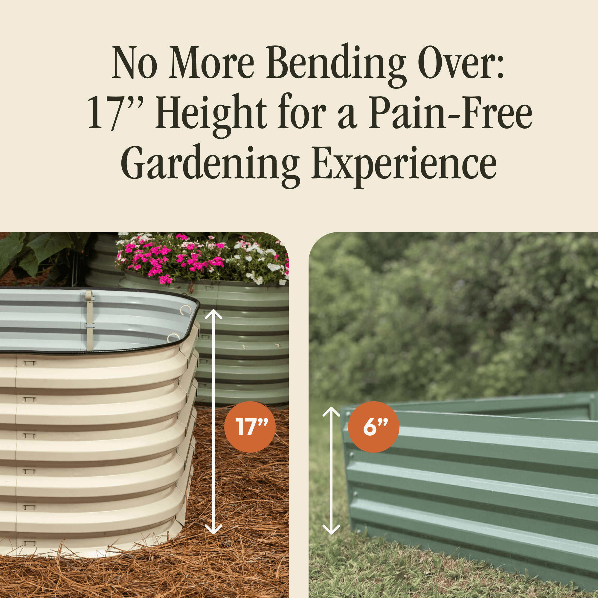 Gro-Rite Modular Metal Raised Garden Bed Kit