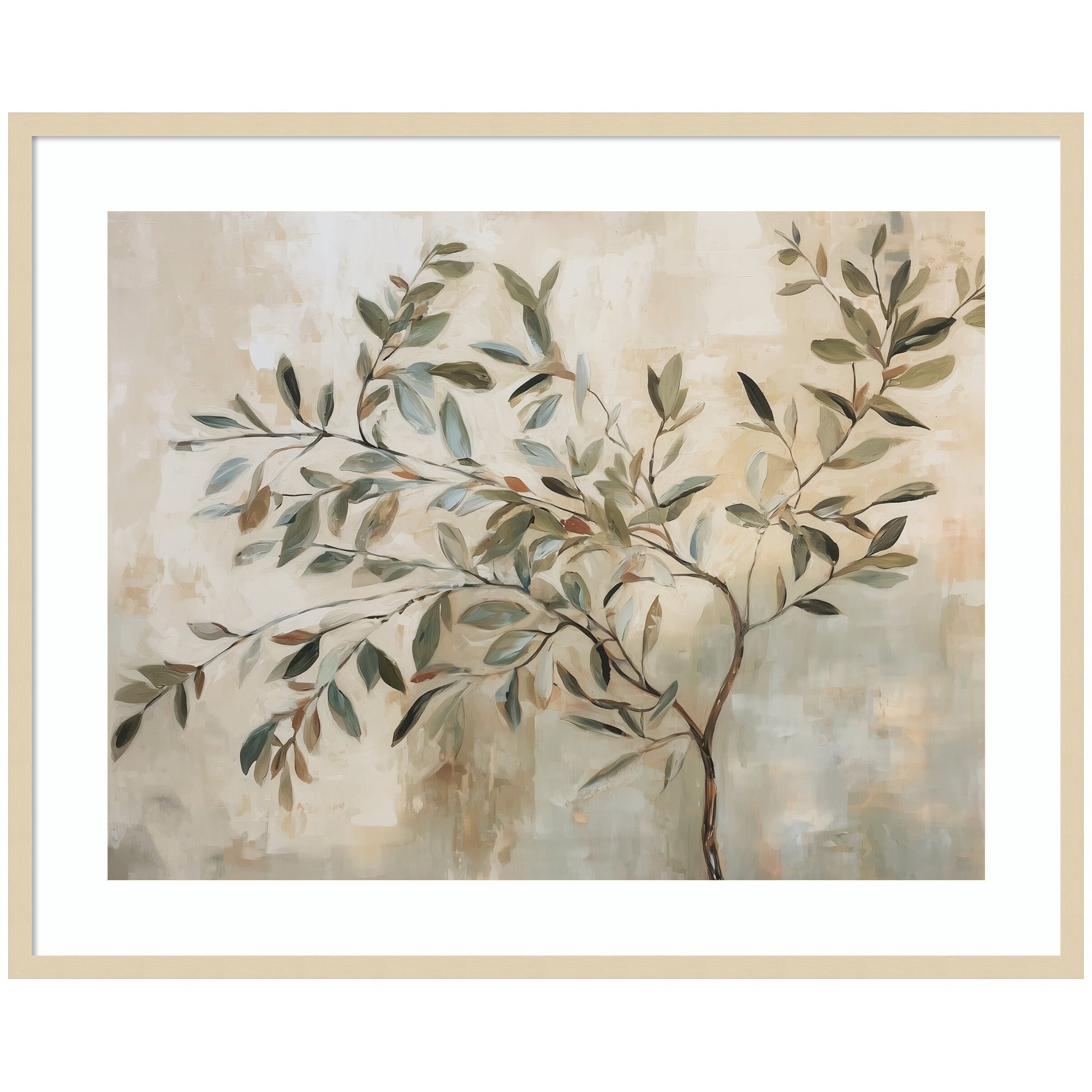 Olive Tree Abstract No. 31 Framed Wall Art Print