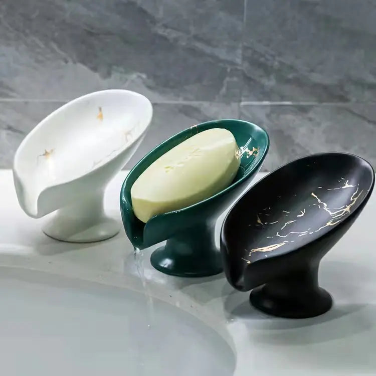 Ceramic Soap Dish with Drainage Design