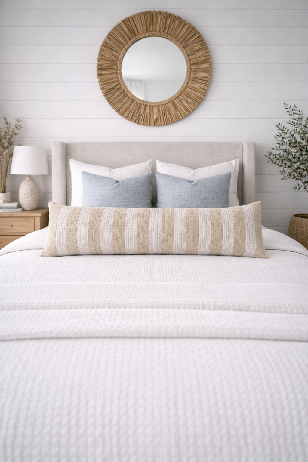 Wychmere Chenille Lumbar Pillow Cover — 12" × 36" – alternate product view