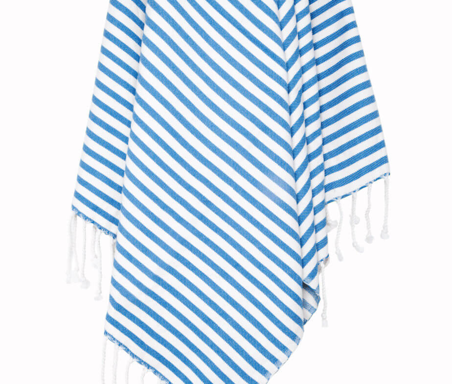 Classic Striped Turkish Cotton Towel – 37 × 67 in