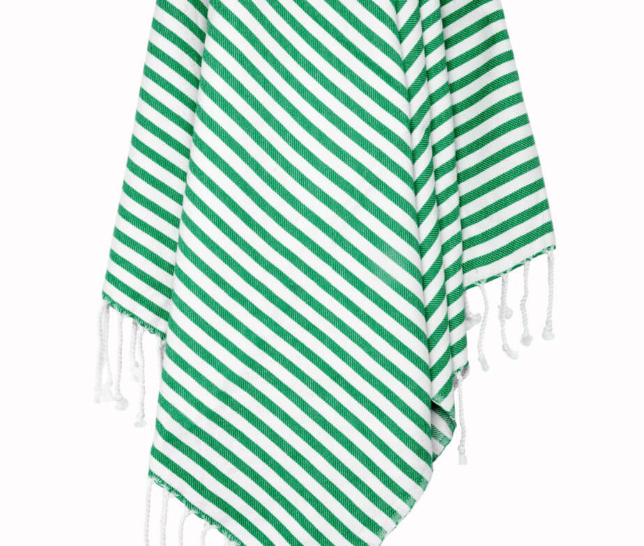 Classic Striped Turkish Cotton Towel – 37 × 67 in