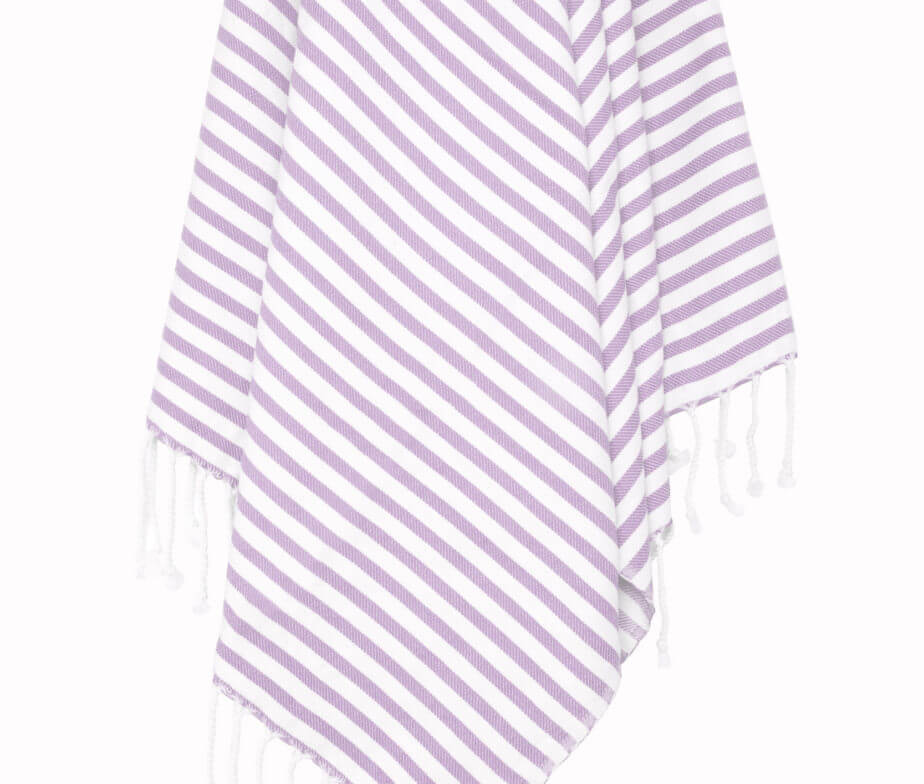 Classic Striped Turkish Cotton Towel – 37 × 67 in