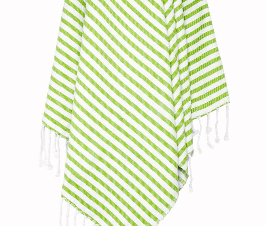 Classic Striped Turkish Cotton Towel – 37 × 67 in